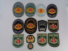 13 Polizei Bremen Patches Aufnäher Schutzpolizei Landespolizei (7520/28)