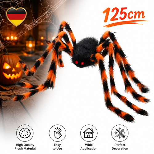 Riesen spinne 125cm - spinne, halloween