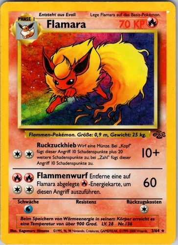 Flamara holo dschungel lp - dschungel, 3