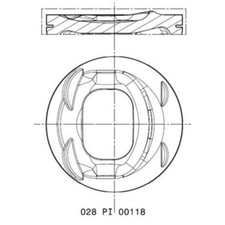 Kolben MAHLE 028 PI 00118 000