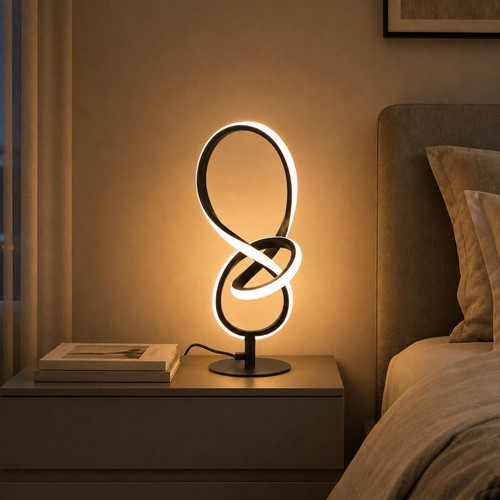 Spiral design led tischlampe - led,