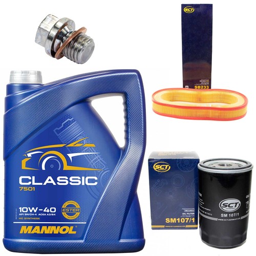 Motoröl filter set 10w 5 - filter,