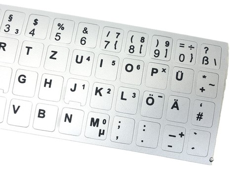 Deutsche tastaturaufkleber - deutsche,