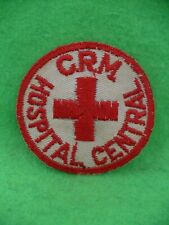 Rotes Kreuz CRM Hospital Central altes Patch/Aufnäher