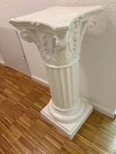 ?️Dekorative Säulen im antiken Stil – 2 Korinthische Säulen, Weiß, 85 cm hoch