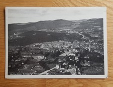 2x Foto-AK alt Waldenburg Schloß Fürstenstein Schlesien Fliegeraufnahme Luftbild