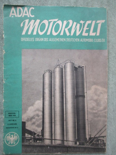 Adac motorwelt märz 1952 - adac,