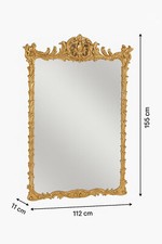 Wandspiegel „Château Sainte Catherine“ Rokoko, vergoldet, 156 cm Wandspiegel