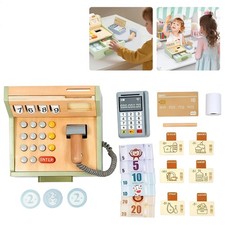 Holz Kasse mit Scanner