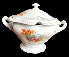 Rosenthal Perlrand Sommerstrauß Suppenterrine Suppenschüssel Porzellan 56311