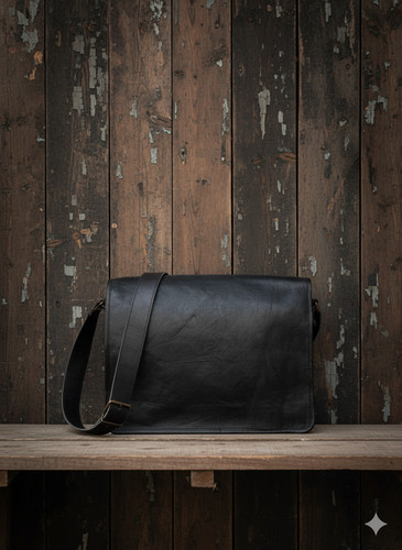 Touf leder tasche vintage - leder,