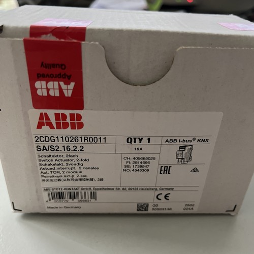 Abb 2 knx - abb, sa/s2.