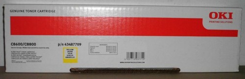 Oki 43487709 toner - toner, yellow