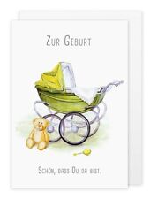 Doppelkarte*Geburt*Baby*Kinder