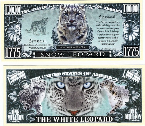 Dollar snow leopard - dollar,