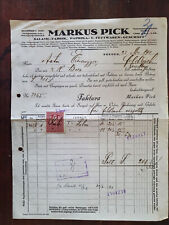 Alte Rechnung 1931 aus Szeged