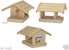 Holz VOGELHAUS zum Bemalen und Basteln - VOGELHÄUSCHEN Futterhaus