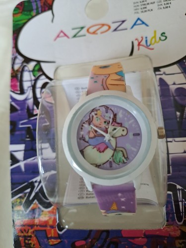 Kinderarmbanduhr einhorn lila - einhorn,