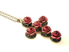 Rosa Templin Kette  Rosenkreuz