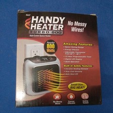 Handy Heater Turbo 800 Wall-Outlet Space Heater  