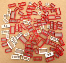 LEGO, Konvolut Fenster und Türen, Original 60er Jahre, guter Zustand