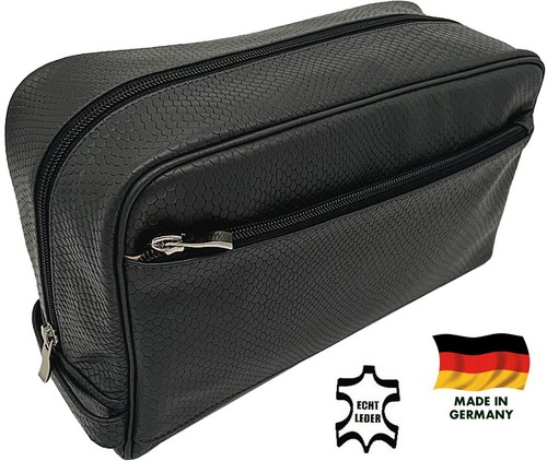 Echt leder reptiloptik grau - leder,