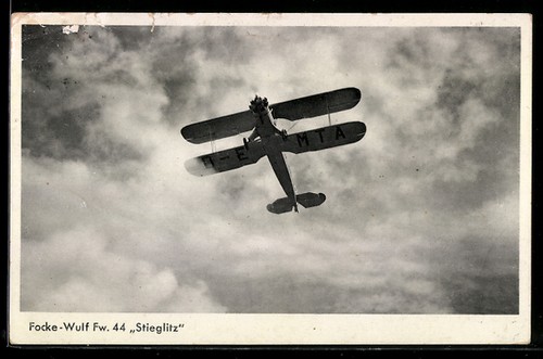 Schul sportflugzeug - ak, schul-