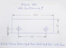 Schraubstockbacken 100mm für