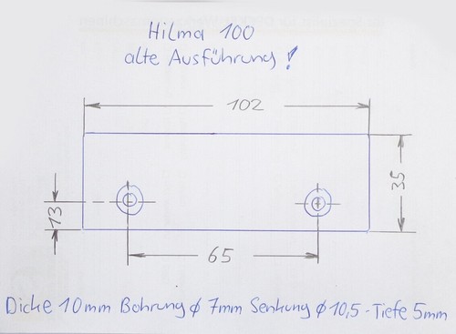 Schraubstockbacken 100mm für