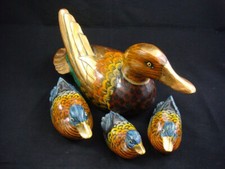 4 Stück Holzenten Enten Ente