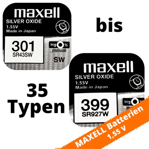 Maxell 301 399 - 1,55v,