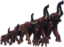 Asiatischer Holz Elefant Deko