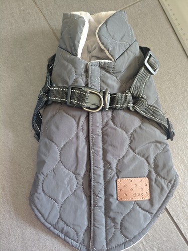 Bps hundejacke 30cm blau - hundejacke,