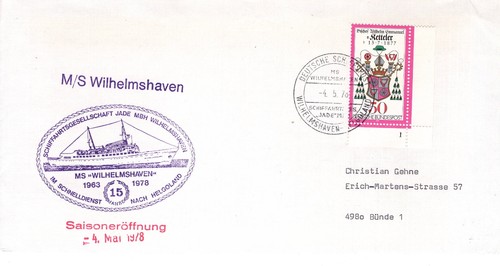 Schiffspost wilhelmshaven - schiffspost,