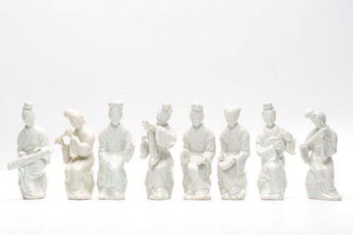Chinesische figur blanc - chinesische,