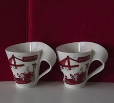 Villeroy & Boch New Wave Rovaniemi  2 x Tassen Weihnachten *Sammlertassen*