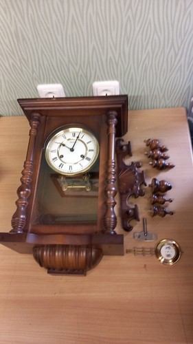 Alte wanduhr pendeluhr - /, mit