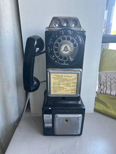 Amerikanisches münztelefon - amerikanisches,
