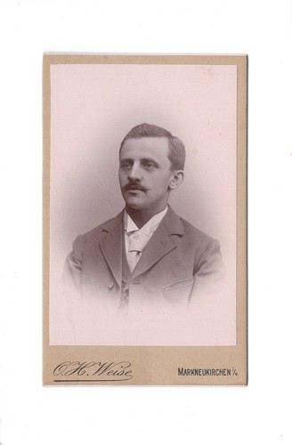 Cdv foto herrenportrait - foto,