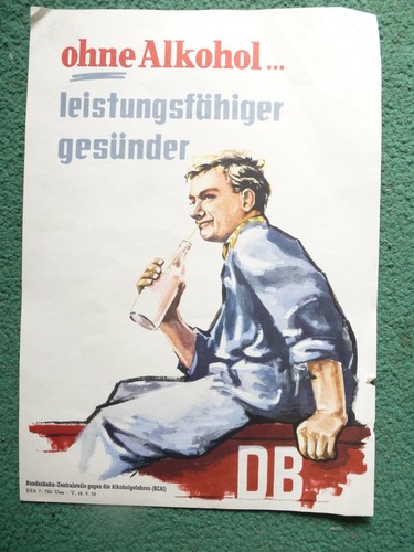 Plakat deutsche bundesbahn - plakat.,