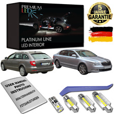 Skoda Superb 3T II LED Innenraumbeleuchtung Premium Set 18 SMD Weiss Canbus