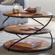 Couchtisch finebuy massivholz - couchtisch,