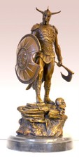 Handgefertigte Bronzefigur-