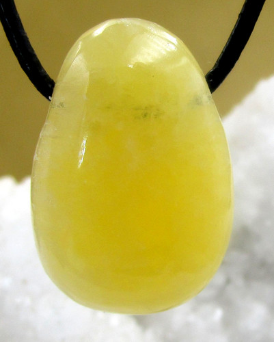 Calcit orange trommelstein - ,