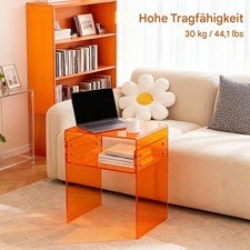 Acryl Beistelltisch 2-Ebenen