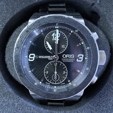 ORIS Williams F1 7563 Automatik Chronograph schwarzes Zifferblatt Herrenuhr 4...