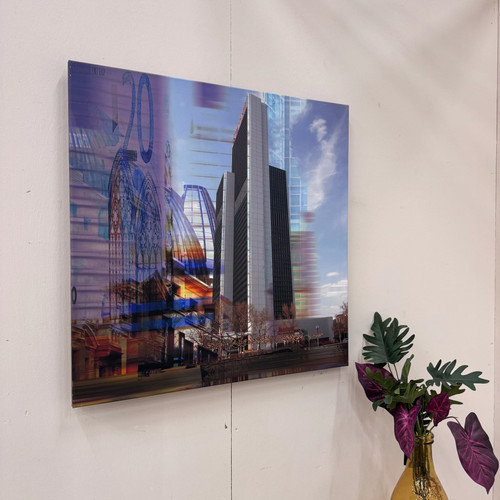 Wandbild 90x90 frankfurt - wandbild,