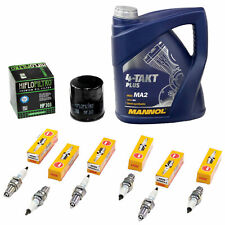 Inspektion Set Öl 4L für Honda GL 1500 Gold Wing SC22 88-00 Ölfilter Zündkerzen
