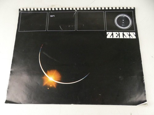 Zeiss kalender 1971 - kalender,