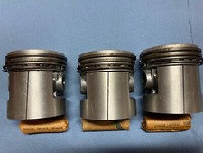 3 Kolben Mercedes 170V W136 Vorkriegszeit Übermaß 75mm mit Ringen und Bolzen